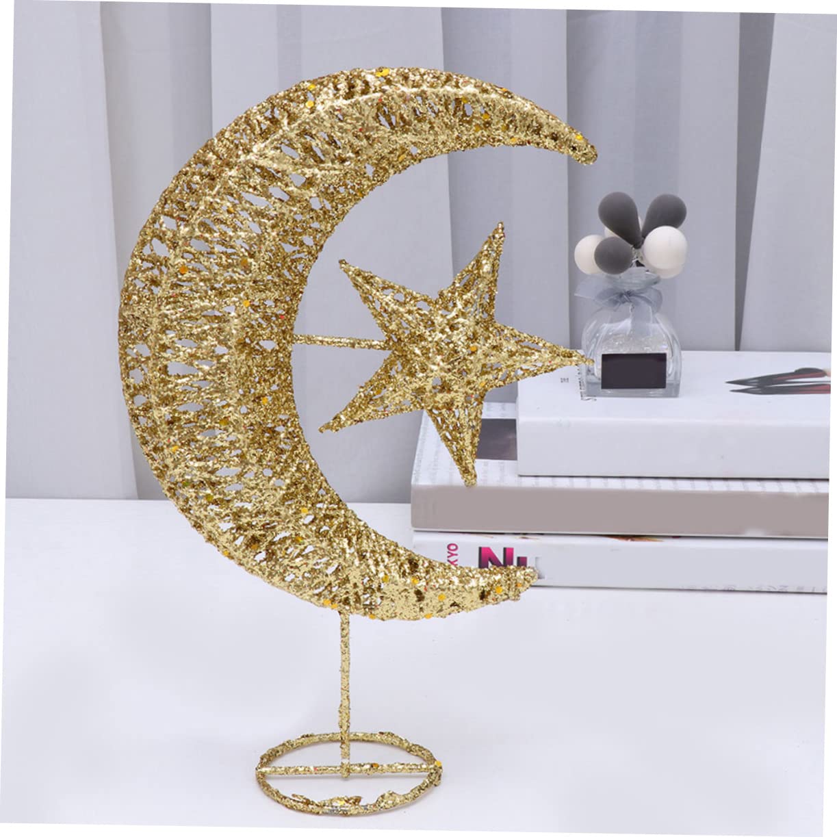 Cabilock 4 Piezas De Adornos para Árbol De Navidad Adornos Navideños Luces De Hadas Estrella para La Superior del Árbol De Navidad Decoración para Exteriores Estrella para El