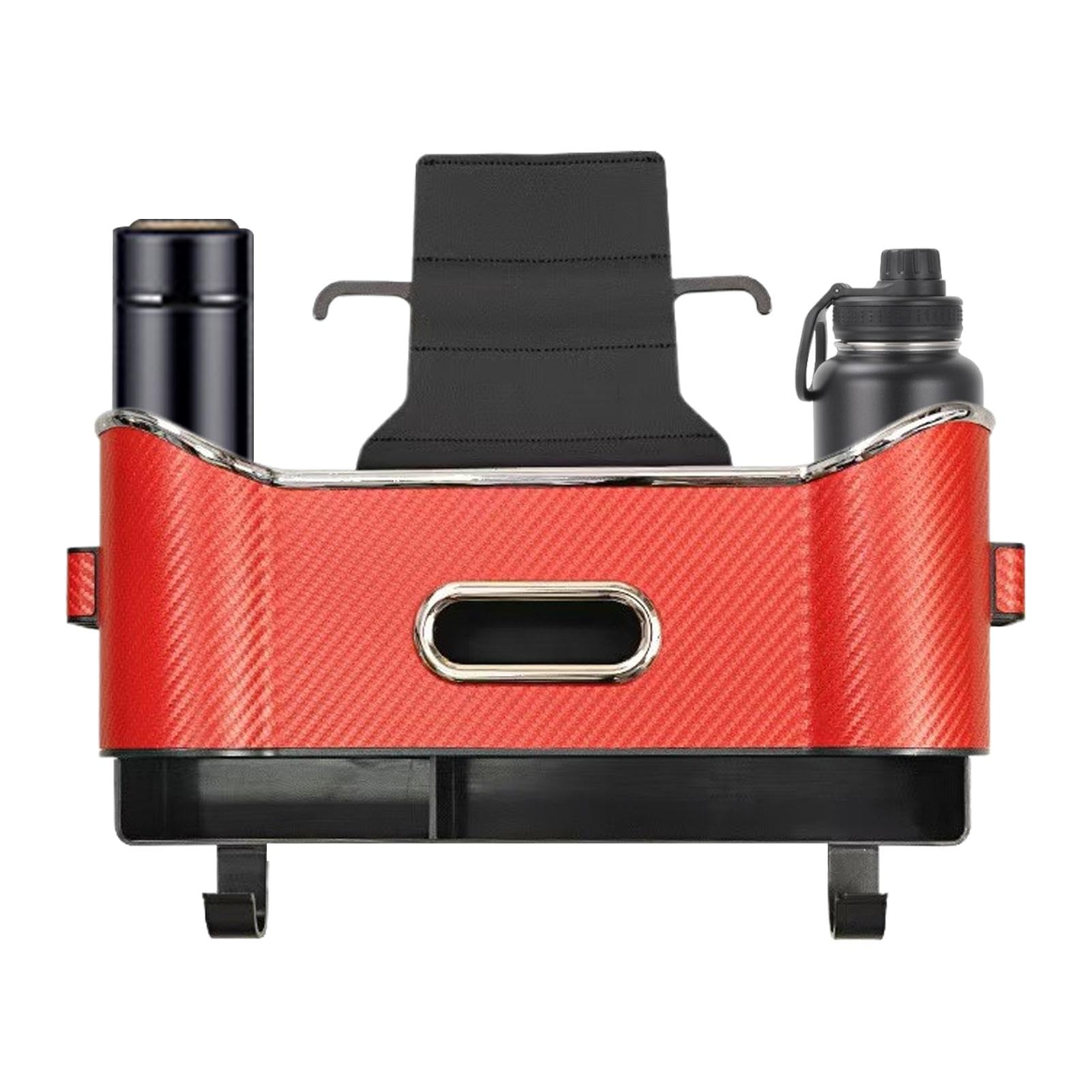 Organizzatore Sedile Posteriore Auto Busta da Viaggio Multifunzionale con | Organizzatore per Auto con Scatola per Fazzoletti per Snack Bottiglie d'Acqua Ombr