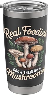 Indoor nerd pride mushroom growing Stainless Steel Insulated Tumbler
