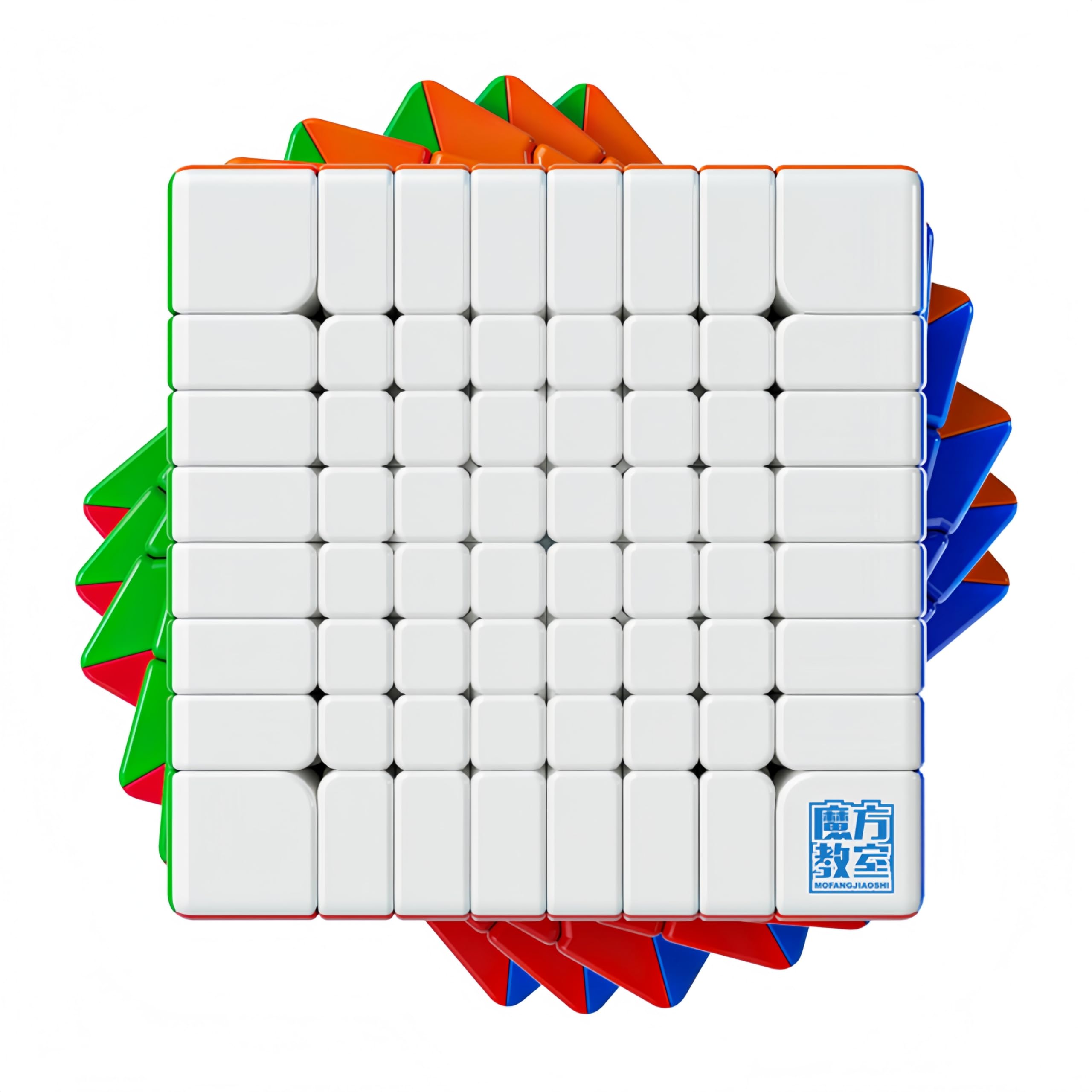XMDCuber Meilong V3 Speed Cube 8x8 Stickerless, MeiLong 8x8 V3 Puzzle Cube 65.5 mm, Difficult Challenge, regalo de Navidad cumpleaños (versión 2025)