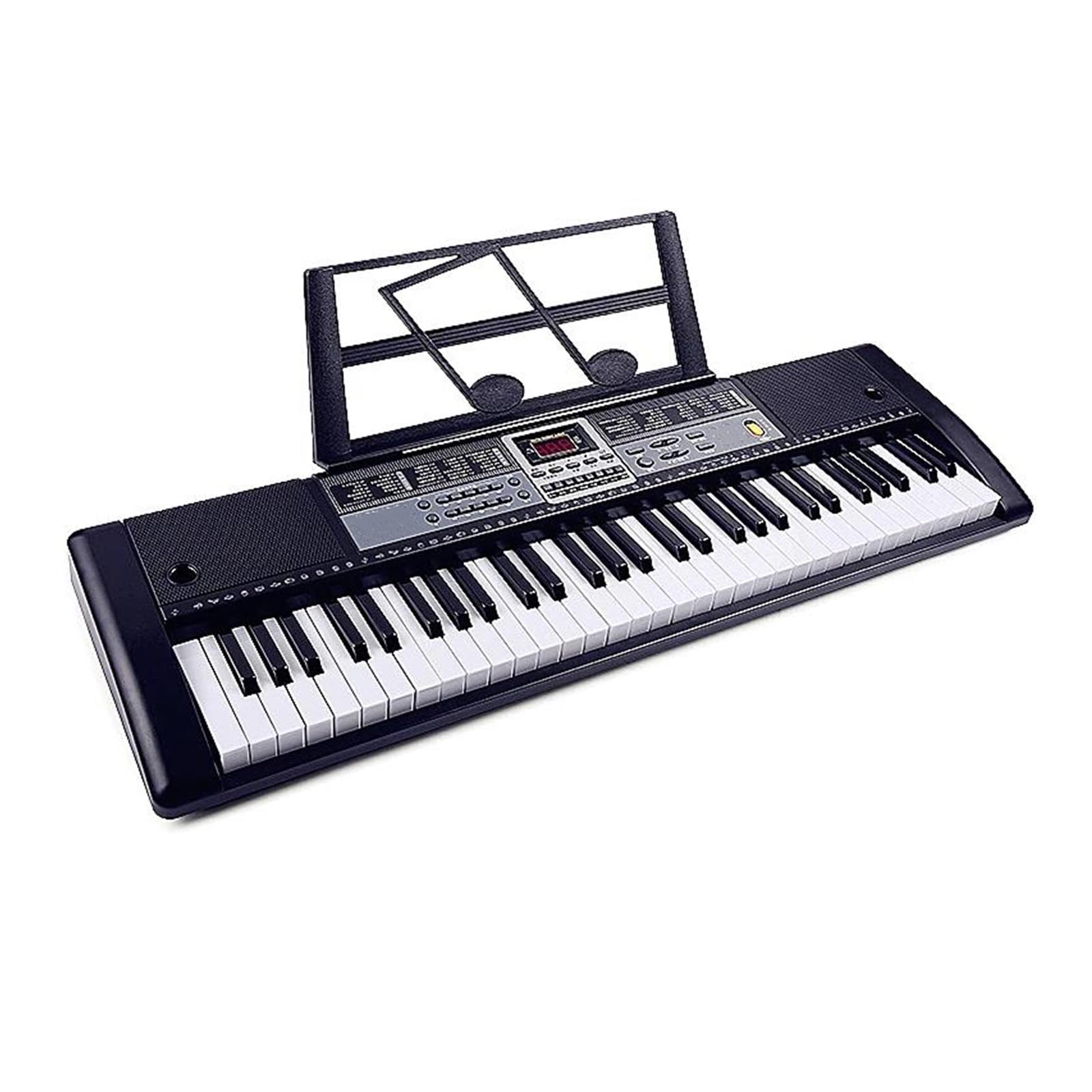 dorosłych klawiatura elektroniczna Profesjonalna Klawiatura Fortepianowa 61 Klawiszy Instrumenty Muzyczne Syntezator Cyfrowy Organizatorzy Kontrolerów Elektronicznych (Color : 01)