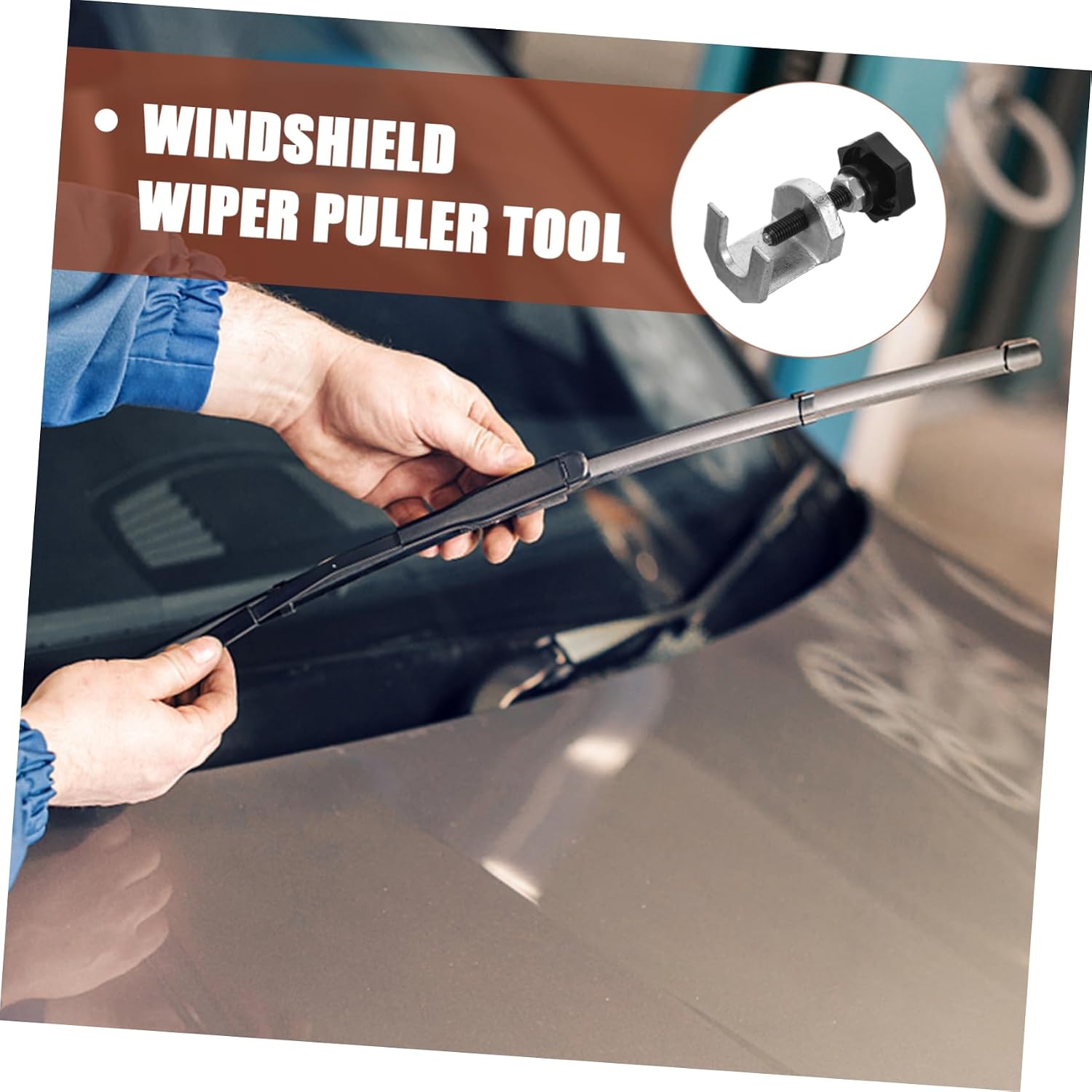 Windshield Wiper Arm Removal Tool Durable Wiper Puller Kit for Efficient Wiper Arm Disassembly Compatible with Various Models Heavy Duty and Construction