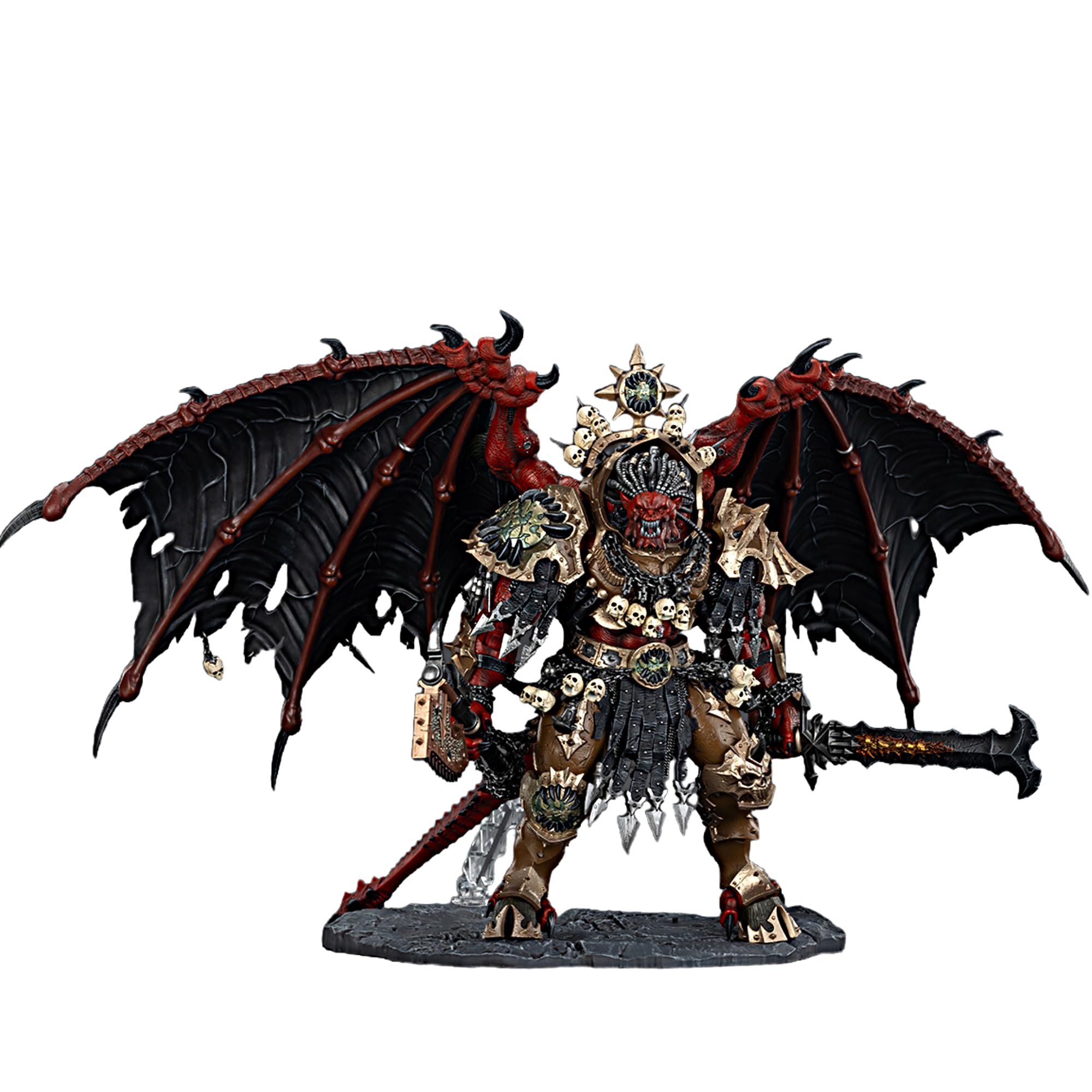 Amazon.com: JOYTOY Angron Warhammer 40k World Eaters 1/18 Action