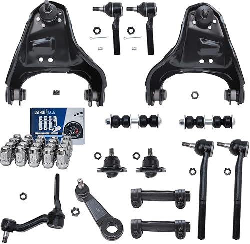 Miniatura 163 de Detroit Axle - 4WD Front End 14pc Kit de suspensión para Ford F-150 F-250 Expedition Navigator, 2 brazos de control superior 2 rótulas inferiores 2