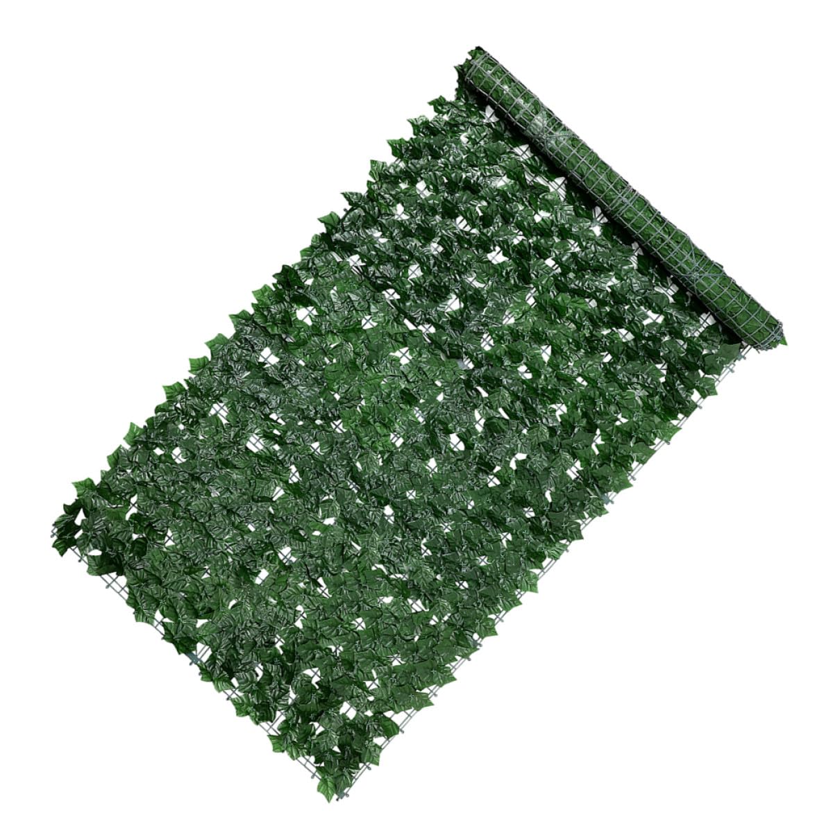 Clôture à feuilles vertes plastique brise-vue jardin mur végétal extérieur