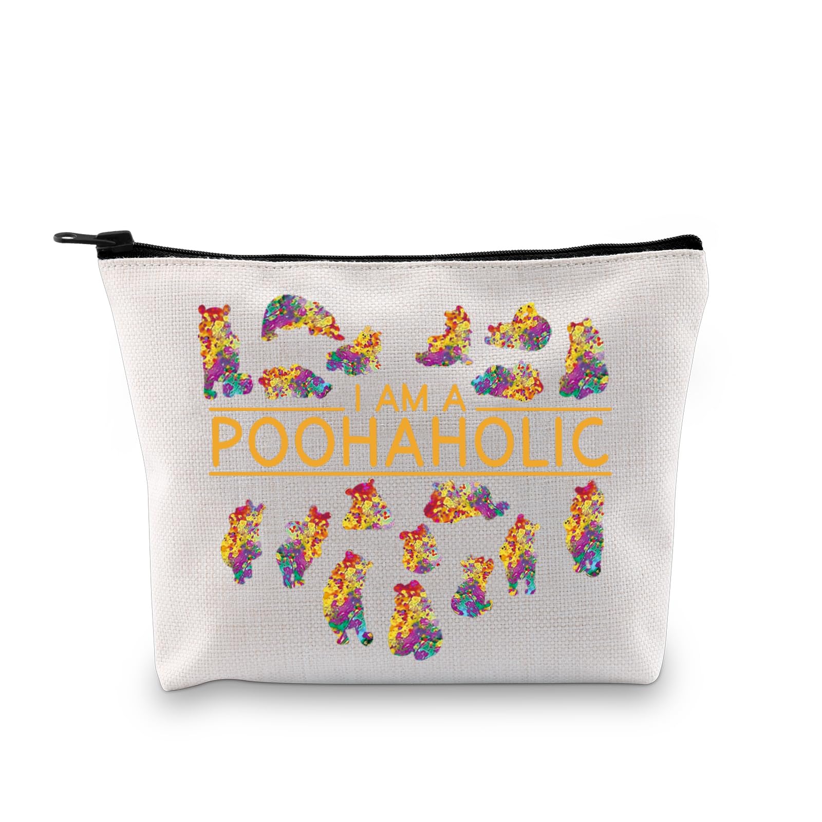 Bear Gift Cartoon Character Fans Gift Bear Accessories I Am A Poohaholic Travel Bag (Poohaholic Bag)