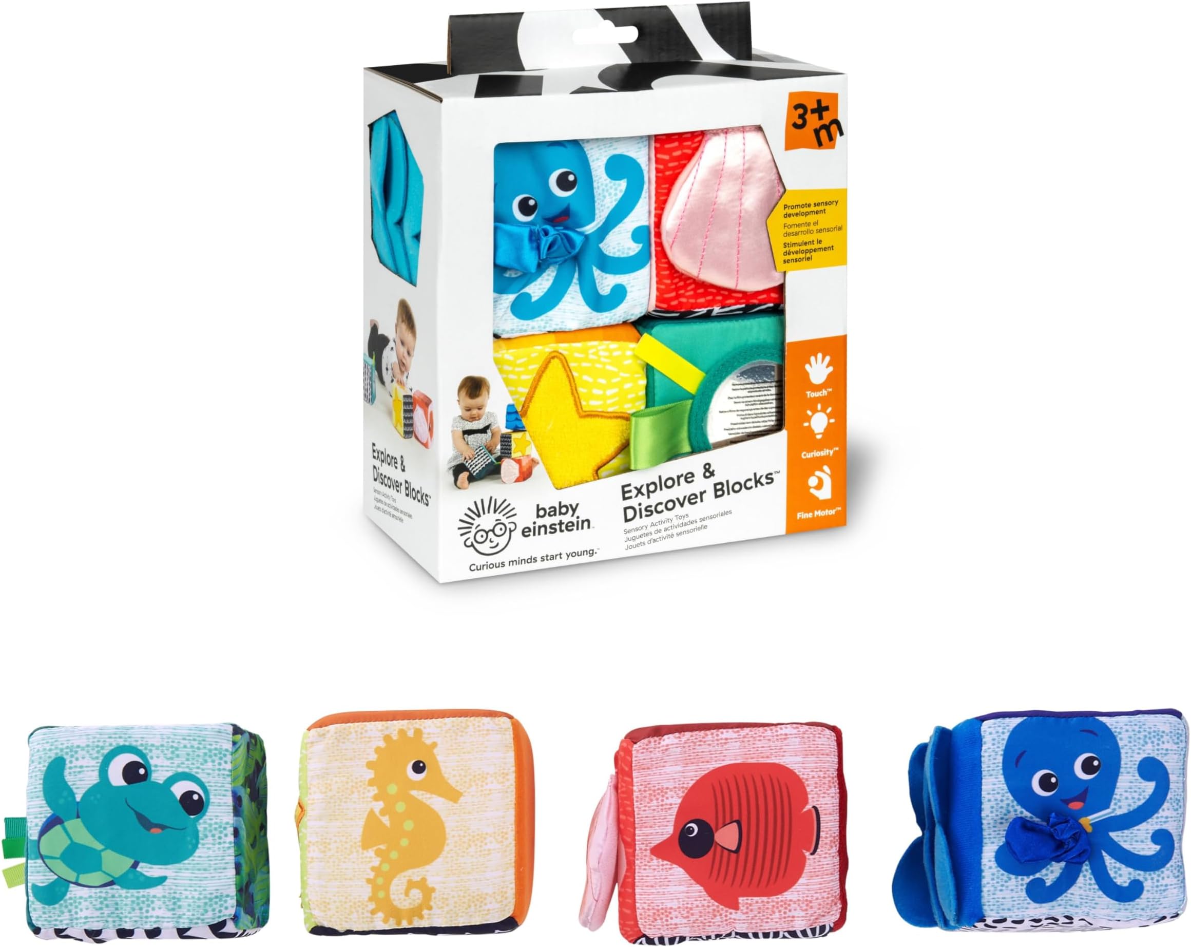 ベビーアインシュタイン (Baby Einstein) エクスプロア&ディスカバー・ソフトブロックス (90629)
