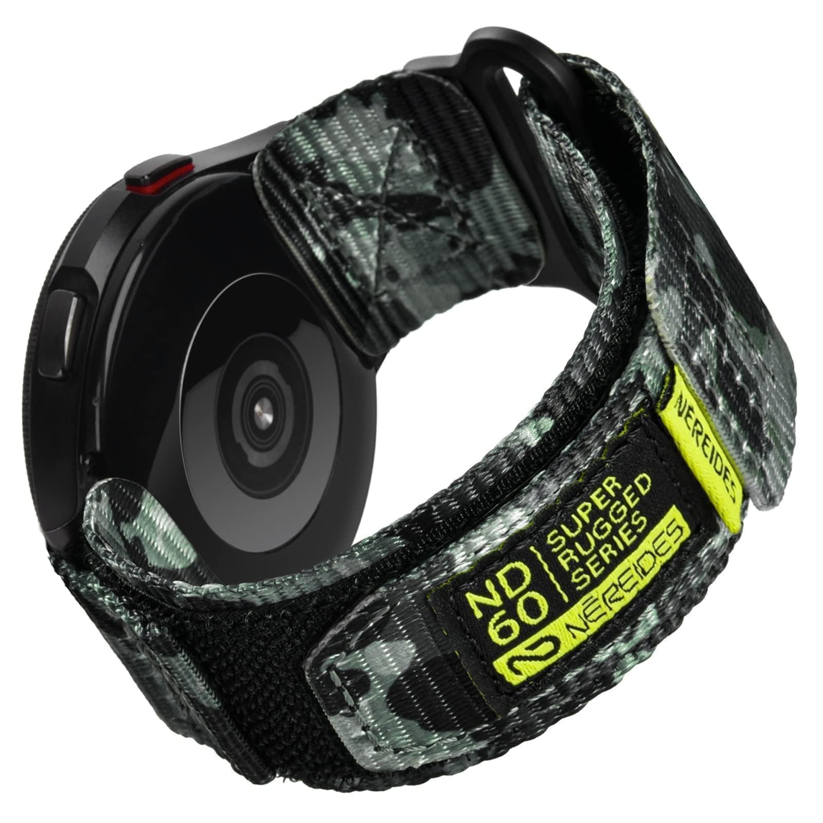 Nereides Compatible con Samsung Galaxy Watch 3 de 45 mm, correa deportiva de nailon resistente con diseño de bucle tejido, correa de repuesto resistente de 22 mm