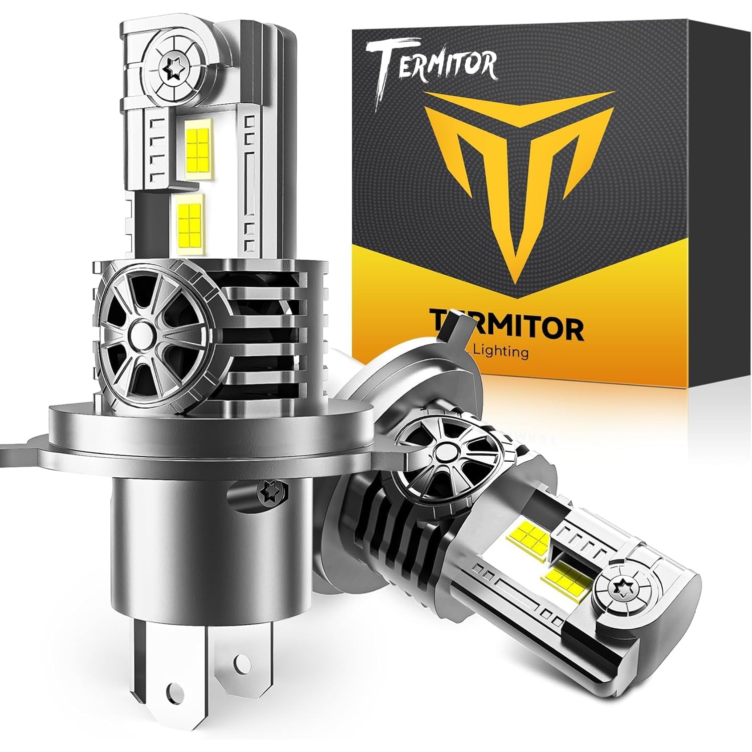 Termitor 9005 9006 Light Bulbs Combo, 120,000LM 12X Super Bright — view 9