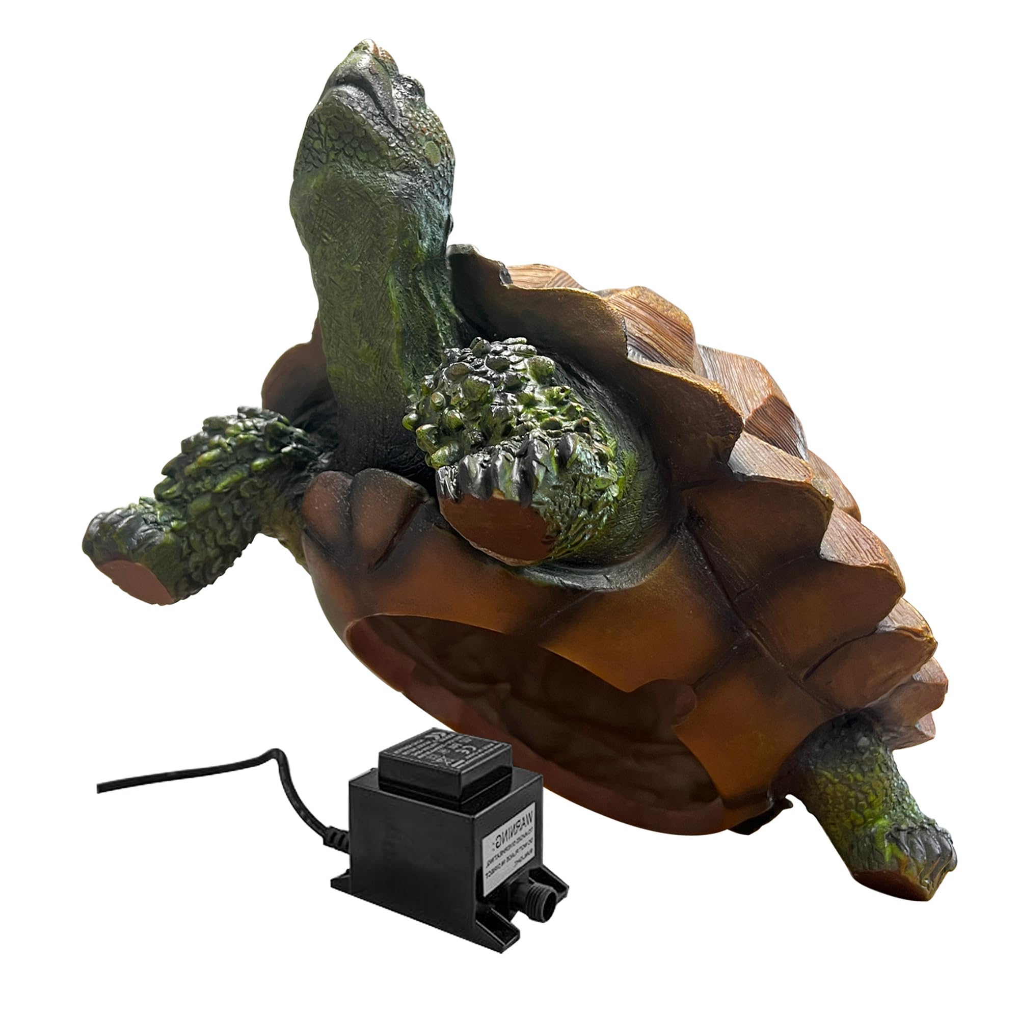 Köhko Dekostein Abdeckstein für Trafo/Steckdose Steckdosenversteck für Gartenelektronik Trafohaus Schildkrötform L44 x B30 x H21 cm