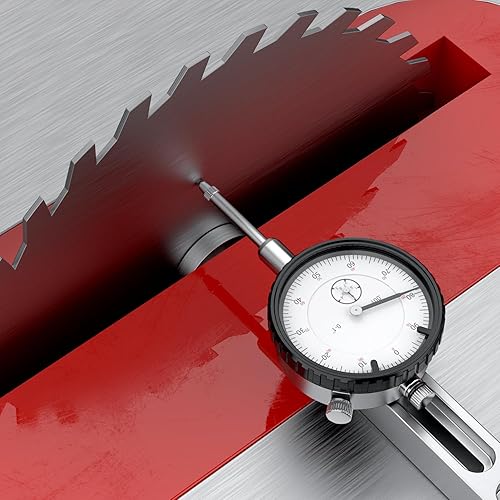 Miniatura 10 de HDLNKAK Indicador de dial digital de sierra de mesa, para alinear y calibrar maquinaria de taller como sierras de mesa, sierras de cinta y prensas