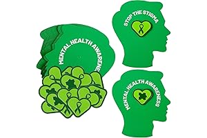 60 Sets Mental Health Awareness Pins Bulk for Teachers School Students
