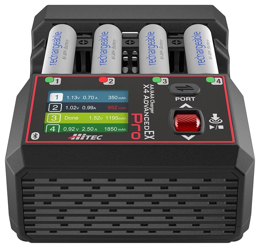 Amazon | ハイテック AA/AAA Charger X4 アドバンスEX PRO 44360