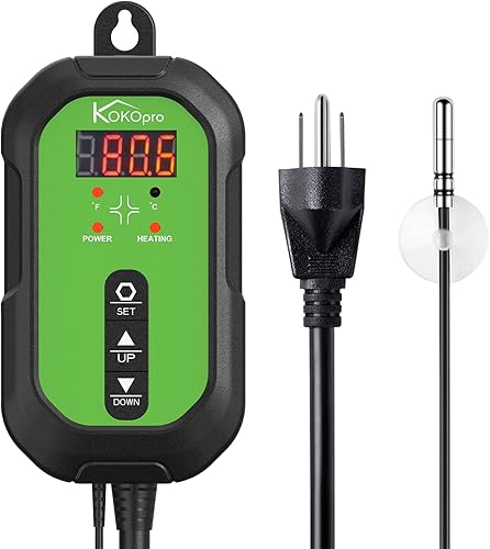 Miniatura 9 de KOKOPRO - Tapete de calor para plántulas  Tapete de calor impermeable duradero para plantas almohadilla de calefacción hidropónica cálida para