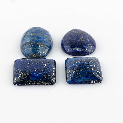 Vista 50 de (5 piezas) piedra preciosa natural de jaspe de sangre, cabujón suelto al por mayor, fabricación de joyas de bricolaje, envoltura de alambre, Lapis