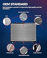 Vista 2 de KAX CU13041 Radiador de Motor de Coche, Compatible con Escape 3.0L 2008-2012, Mariner 3.0L 2009-2011, Tribute 3.0L 2008-2011