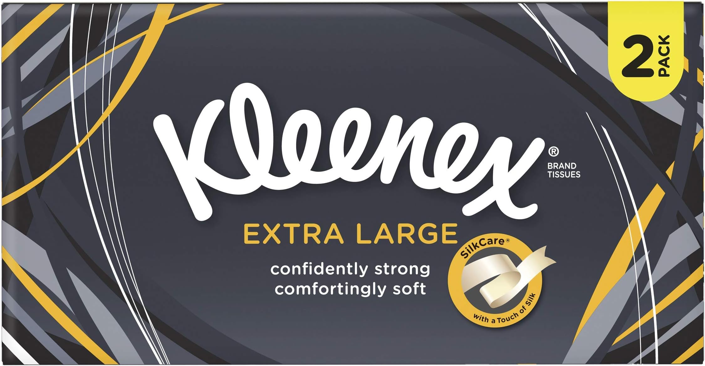 Kleenex Extra Large Tissues White, 2 Pack Health