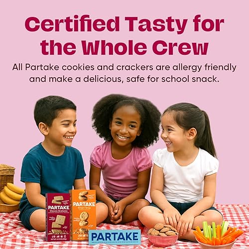 Miniatura 21 de Partake - Paquete variado de galletas de chispas de chocolate horneadas crujientes y suaves sin gluten, veganas, sin los 9 alérgenos principales