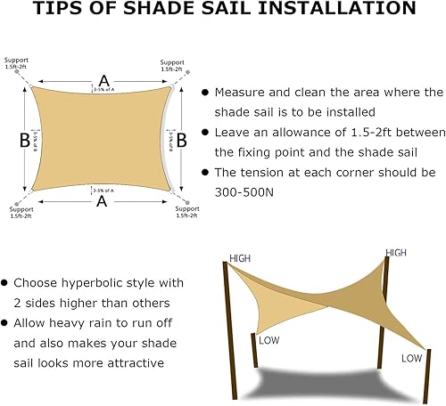 Miniatura 6 de KANAGAWA - Toldo triangular con bloque UV, color gris oscuro para patio,jardín, jardín trasero, actividades al aire libre