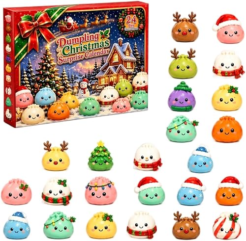 Hunmkno Christmas Squishies Advent Calendar 2026 Countdown for Adults 24 Adorabl
