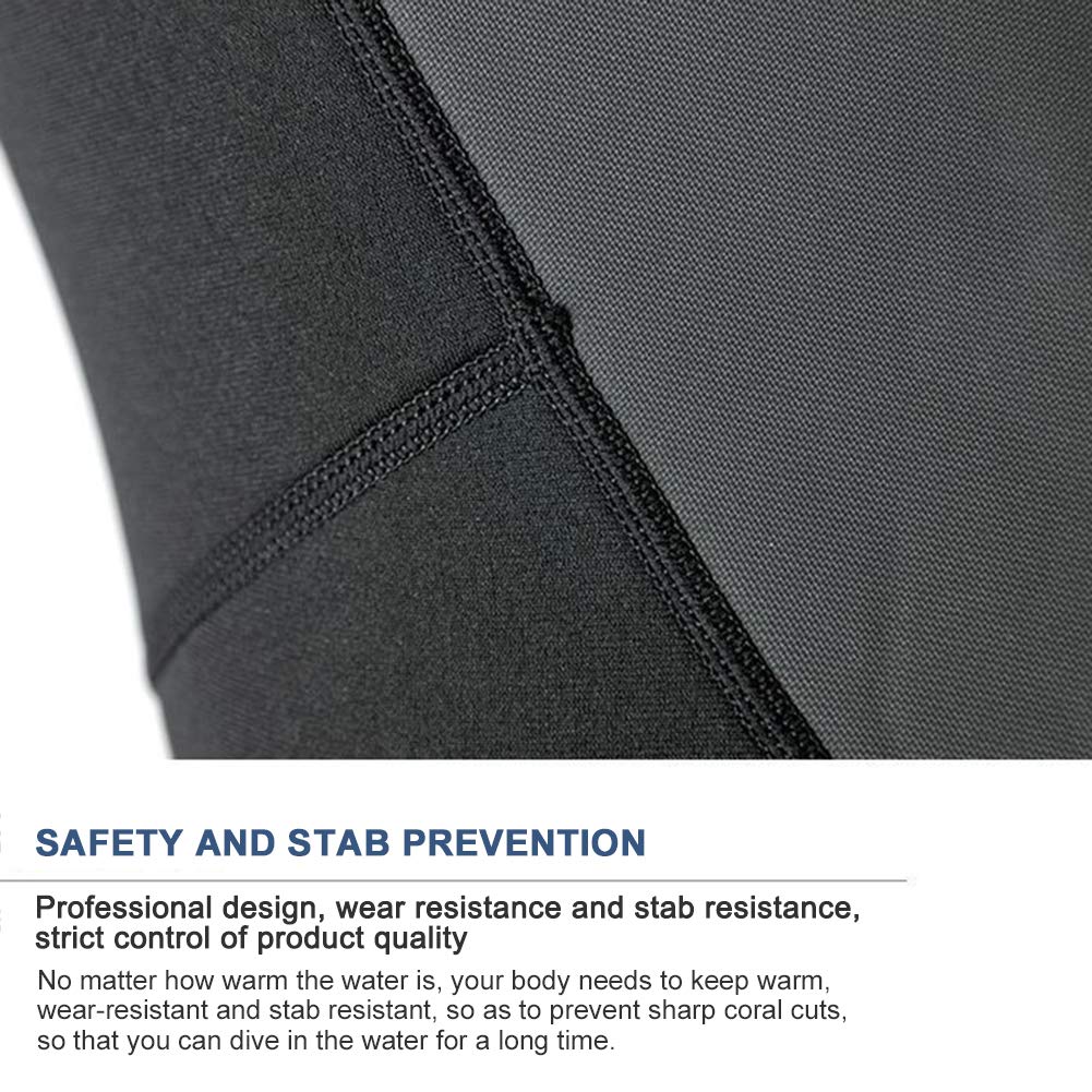 Muta in neoprene, 3 mm, da surf e immersioni subacquee