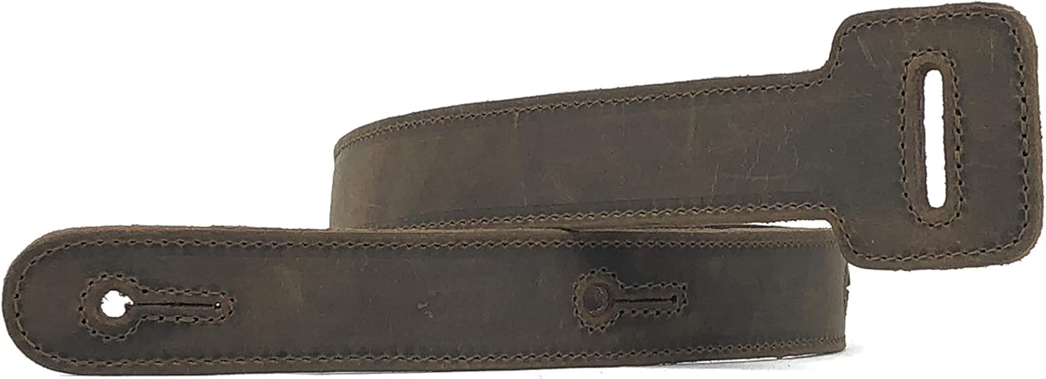 Anthology Gear "Jumbo Tongue Full Grain Leather Guitar Strap Extension