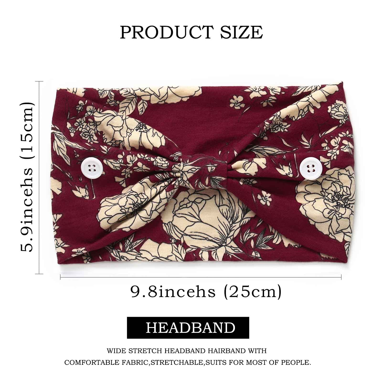 Opaska na głowę w stylu boho, szerokie, wiązane opaski do włosów, rozciągliwe opaski pielęgniarskie, damskie opaski na głowę, trening, oszczędzanie uszu, opaska do włosów, lampart, turban,