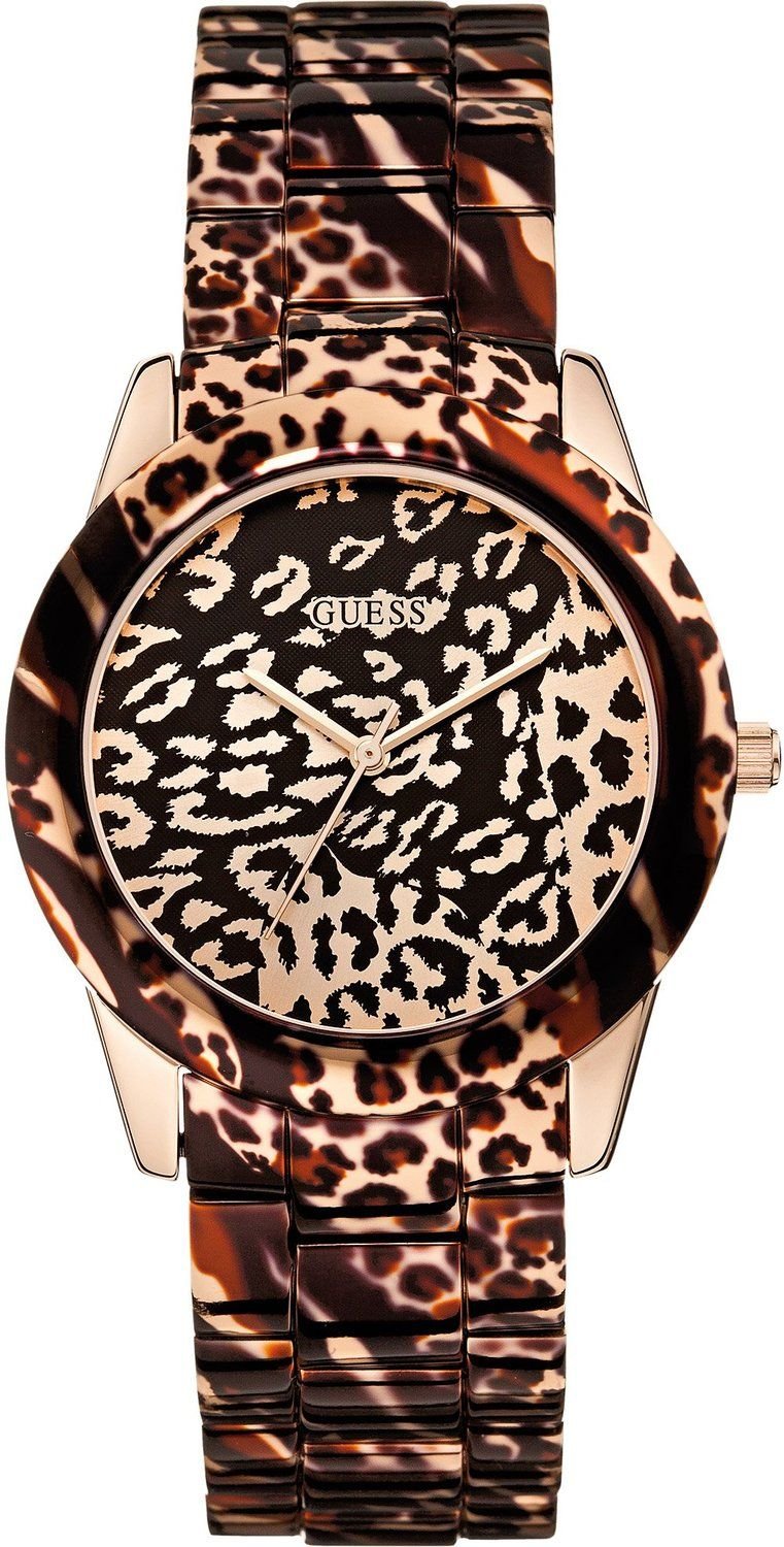 leopard guess watch