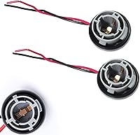 Vista 1 de Xotic Tech - 2 adaptadores de arnés de cableado hembra 1156 7506 BA15S, reparación de extensión para bombillas LED, luces traseras de freno