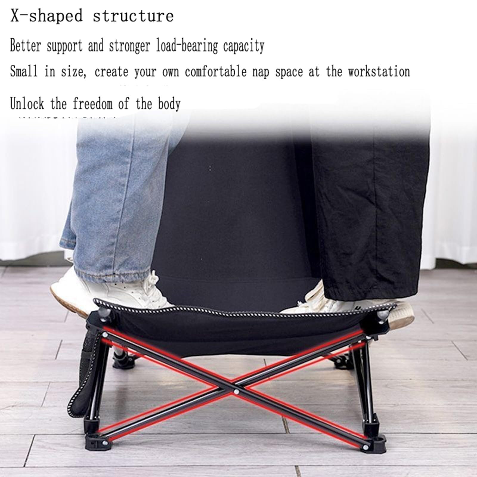Chaise de Camping Pliable Surdimensionnée Portable avec Porte Gobelets et Accoudoirs Cadre Stable pour Extérieur Intérieur Camping Pêche Couleur Noir Gris D
