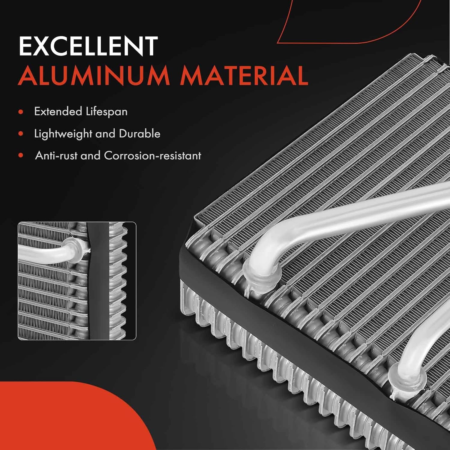 A-Premium AC Evaporator Core Compatible with Acura SLX 1996-1997 & Isuzu Trooper 1996-1997, built from 03/01/1996