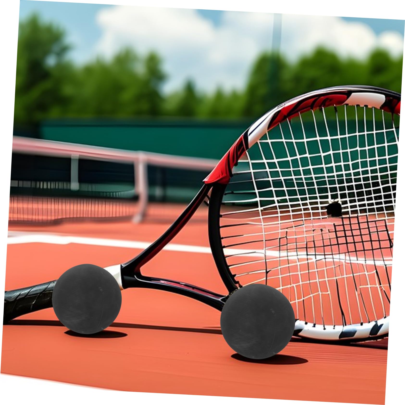 Generisch 4 StüCk Mini-Bounce-BäLle Aus Gummi 2.17In Hohler Reaktionstrainingsball FüR Hand-Auge-Koordination Indoor Und Outdoor Trainingskugeln