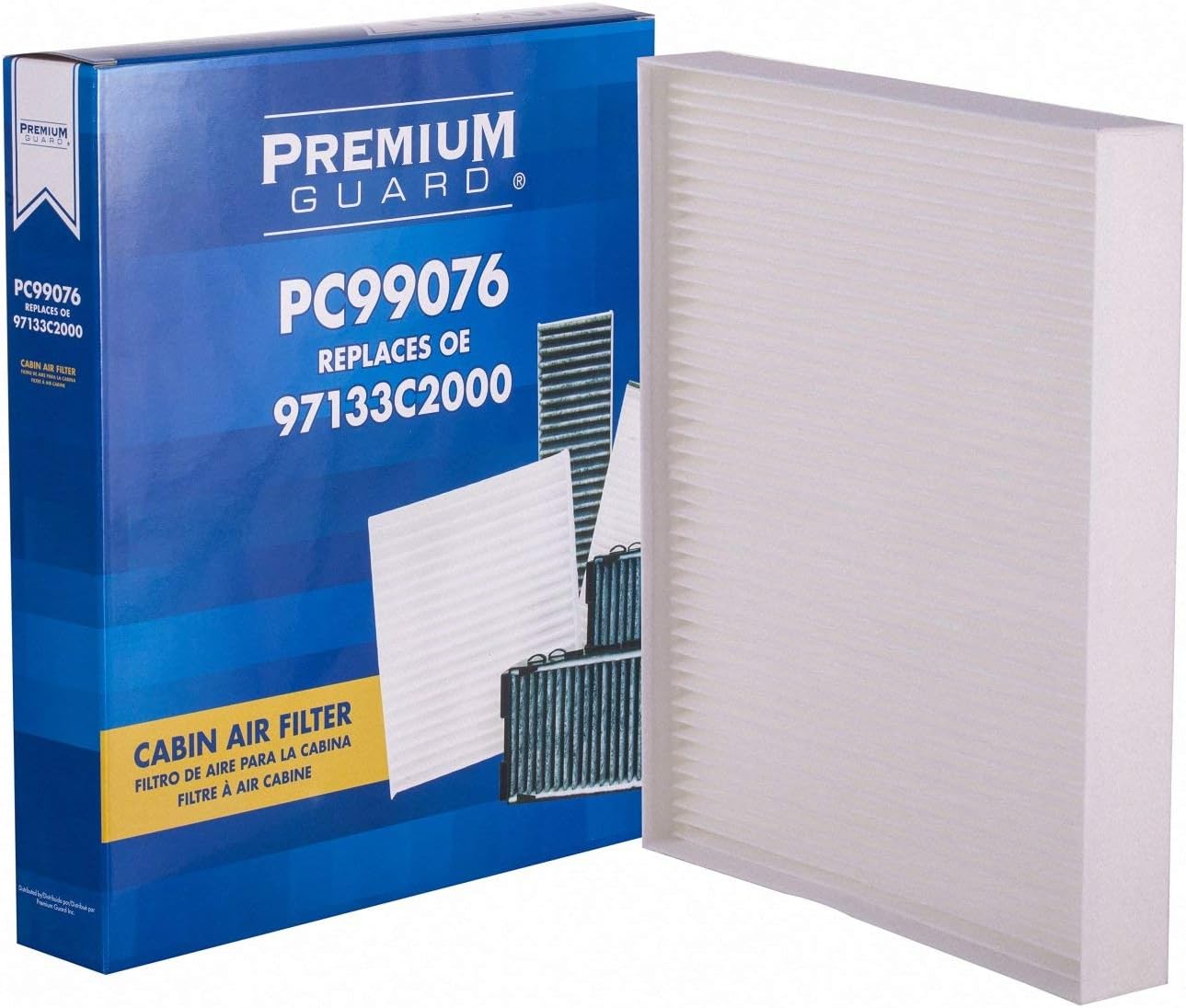 Premium Guard Cabin Air Filter PC99076 | Fits 2015-19 Hyundai Sonata, 2017-19 Kia Cadenza