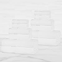 Vista 36 de SUPERIOR Kendell - Juego de toallas de baño de algodón egipcio, absorbentes, para la ducha, artículos esenciales de spa, toallas grandes, básicos