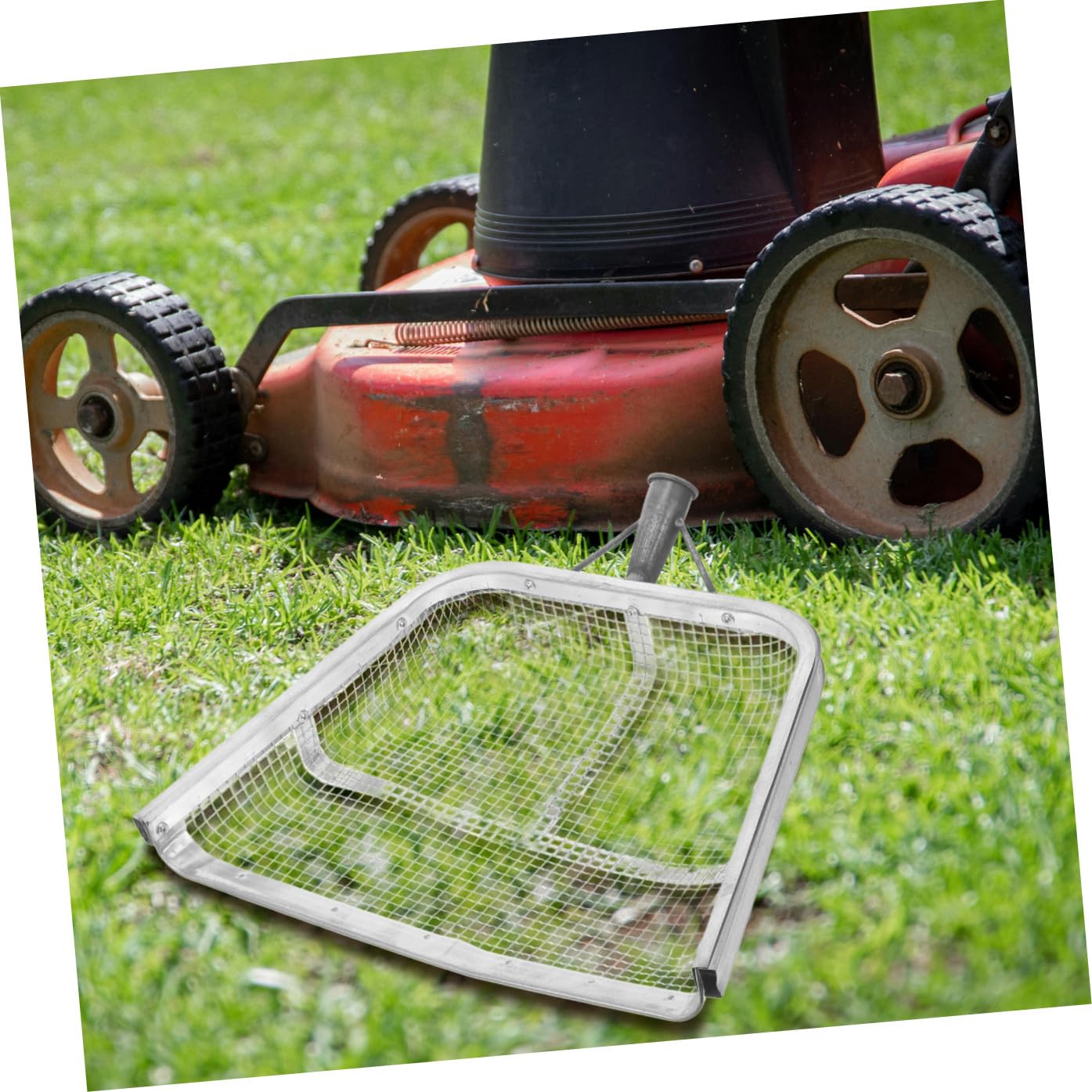 POPETPOP Pala de Granja Pequeña de Hierro Plata para Granos y Maíz | Diseño Portátil y Ligero, Uso en Huerto y Siembra Familiar, Herramienta Manual para Trabajo Agrícola