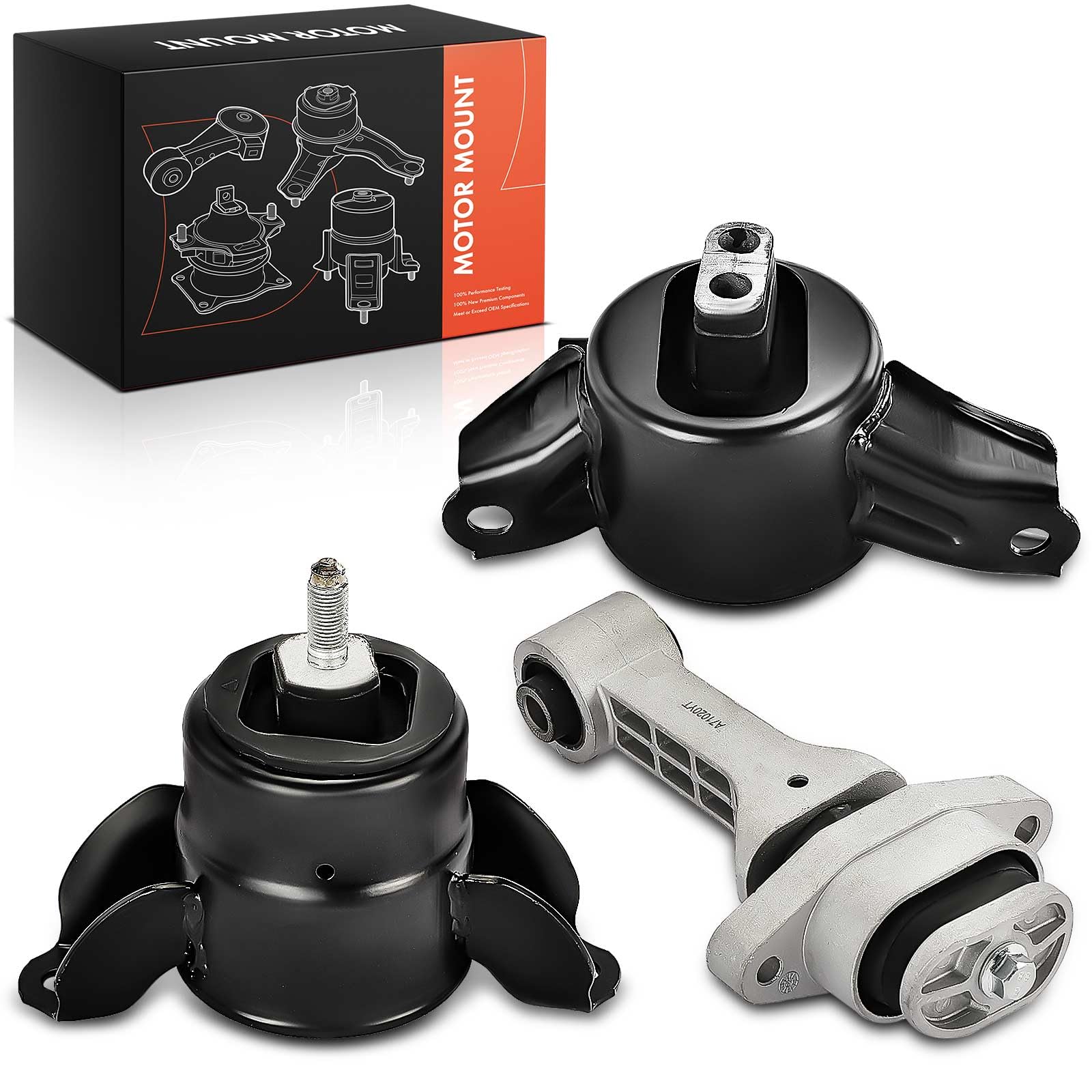 Soporte de motor Frankberg compatible con Rio III UB y Accent IV 3x 7