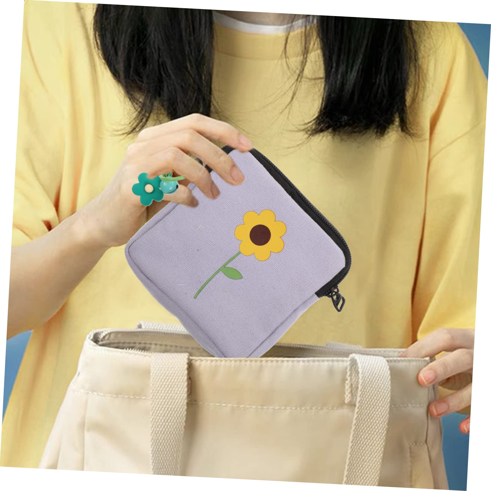 3 Series Bolsas para Guardar Toallas Sanitarias Compresas Artículos De Tocador Bolsas Sanitarias para Productos Femeninos Neceser para La Menstruación Bolsa 2 Piezas x 3