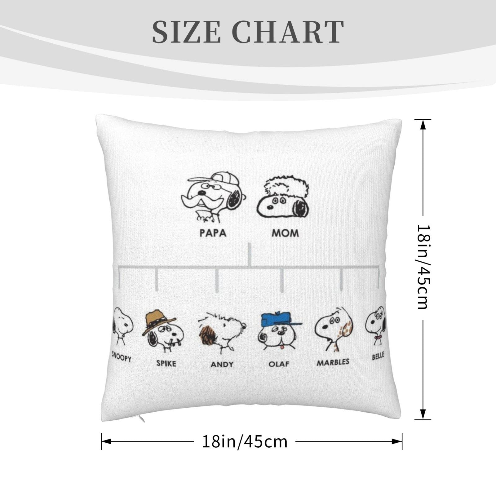 Amazon.co.jp: スヌーピー オラフ アニメ クッションカバー もふもふ