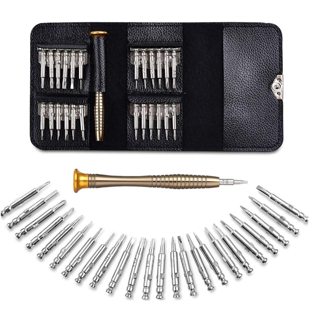 ROKTRY 25 in 1 Mini Screwdriver Set with Case, Small Screwdriver Set of Flathead and Phillips, Screwdrivers Magnetic Micro Screwdriver Kit, Screwdriver Set for Electronics (B0D9QJGJR6) Amazon Price History, Amazon Price Tracker