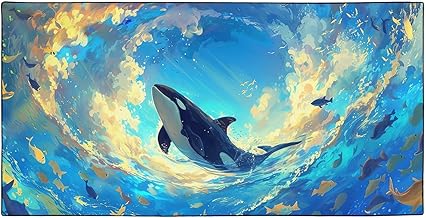 YISUMEI Mikrofaser Strandtuch XXL, Strandhandtuch Leicht Badehandtuch Schnelltrocknend, Fantasie Wal, 180 x 90 cm