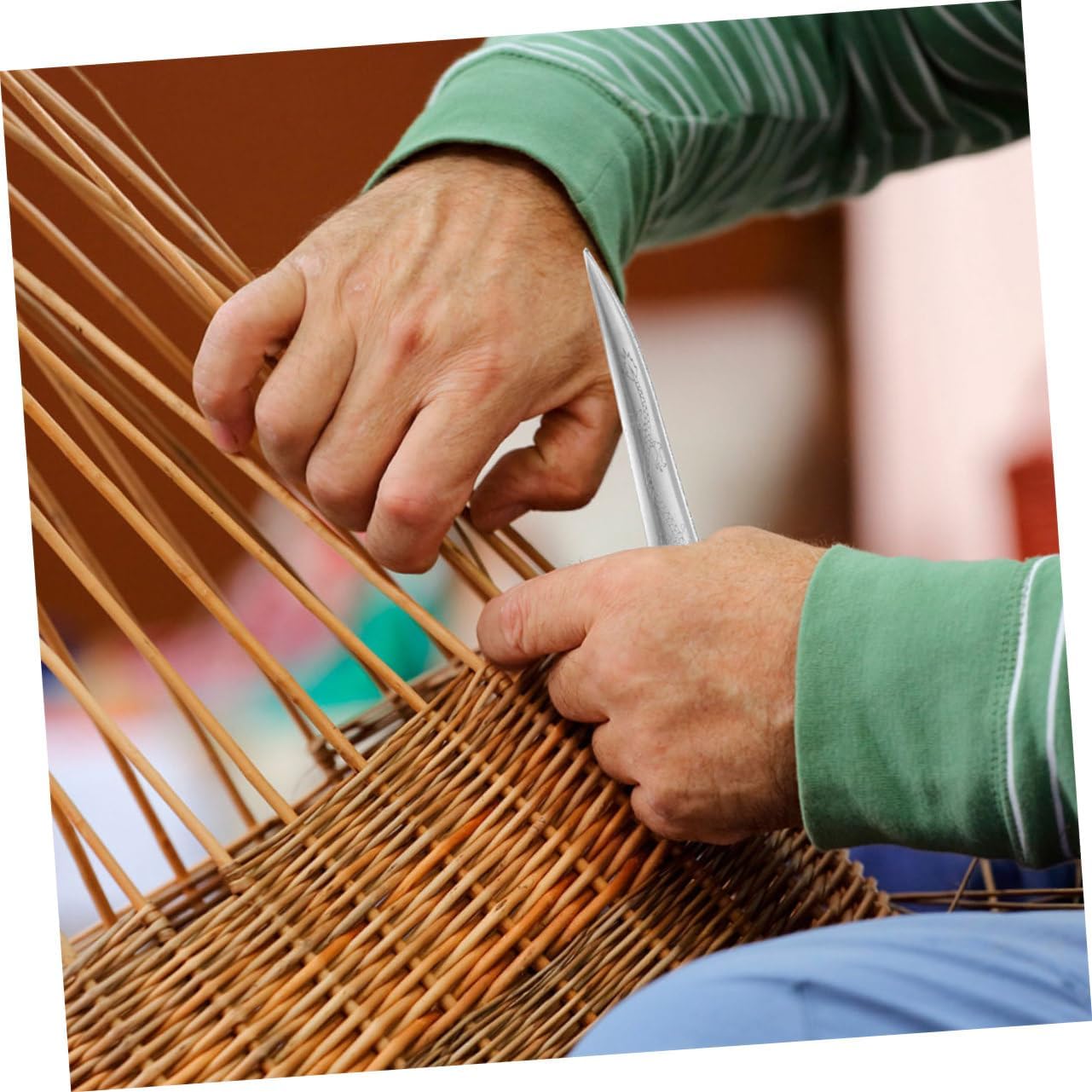 Weaving Assistant Tools Rattan Repair Tools Set 2pcs for Basket Making Furniture Repair