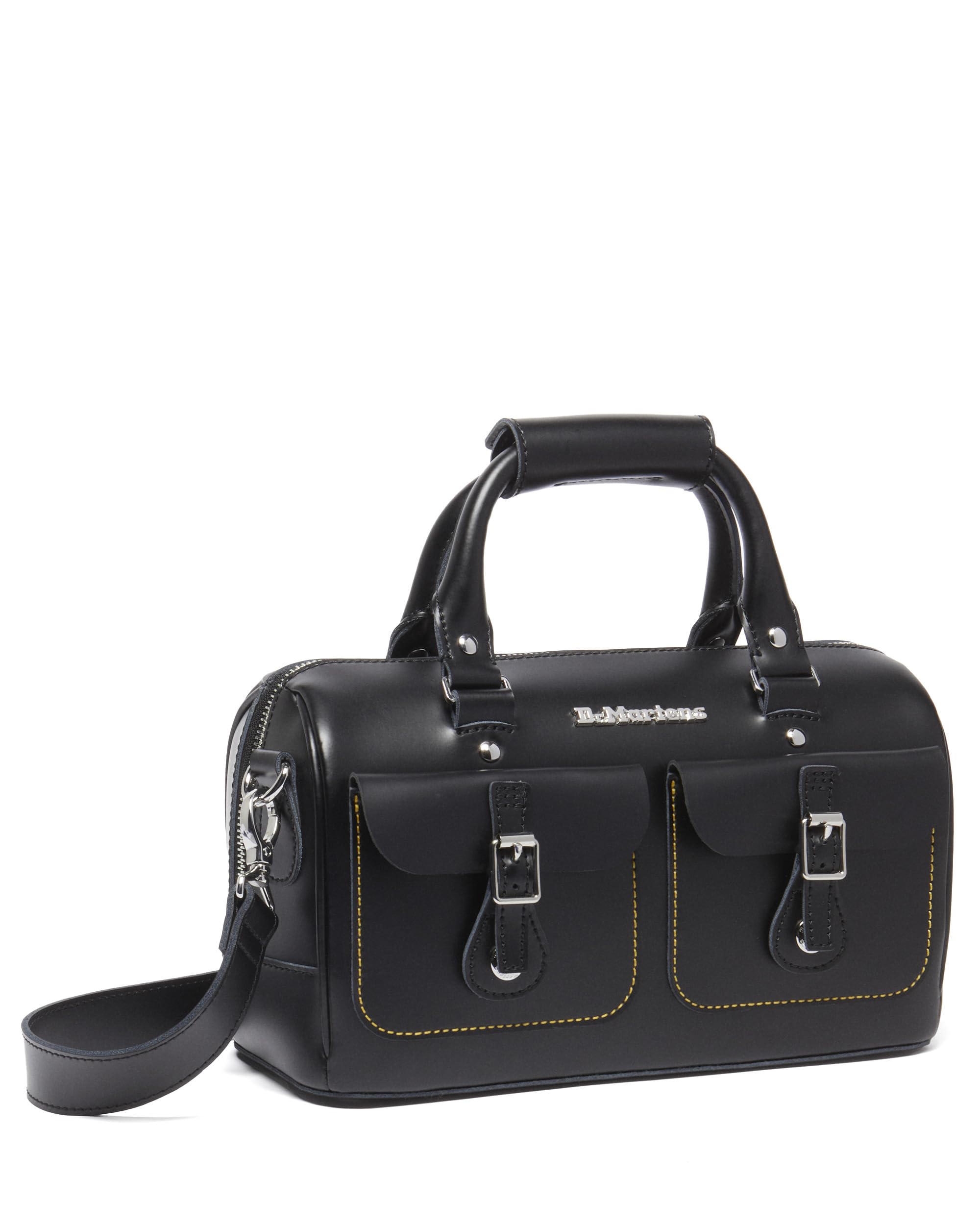 Dr. Martens TOP HANDLE BAG BLACK KIEV AND SMOOTH BAULETTO