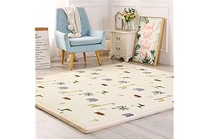 Kids Play Area Rug - 1.2" Soft Velvet Nursery Rug