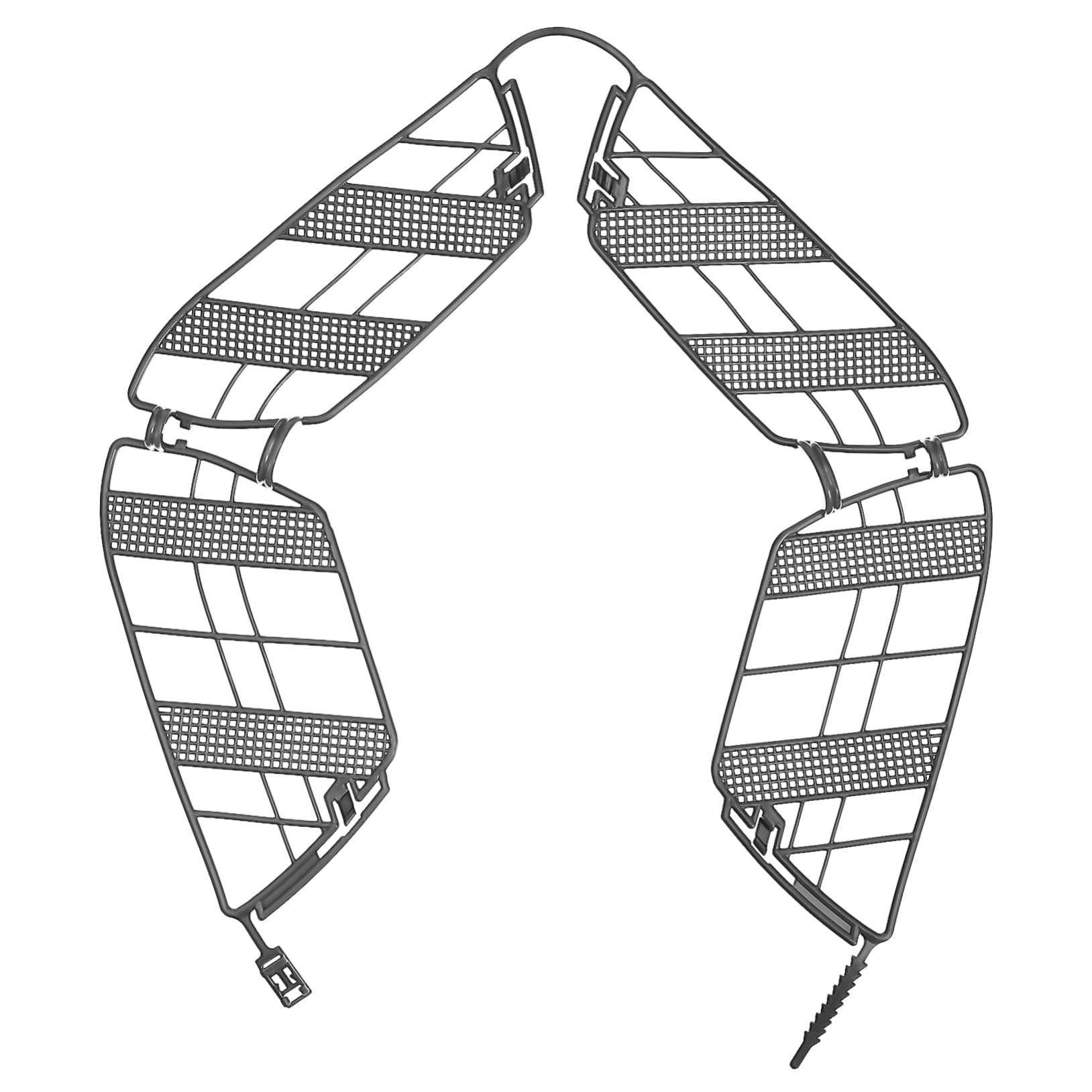 Abaodam Bicycle Dress Guard Protective Mesh Screen for Rear Wheel Bike Accessory to Safeguard Clothing and Feet Easy Tool Installation