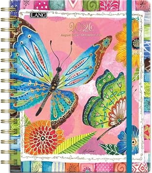 Lang, Happy Life Deluxe 2026 Planner, 6.5 X 9, Weekly Calendar with Stapled Binding