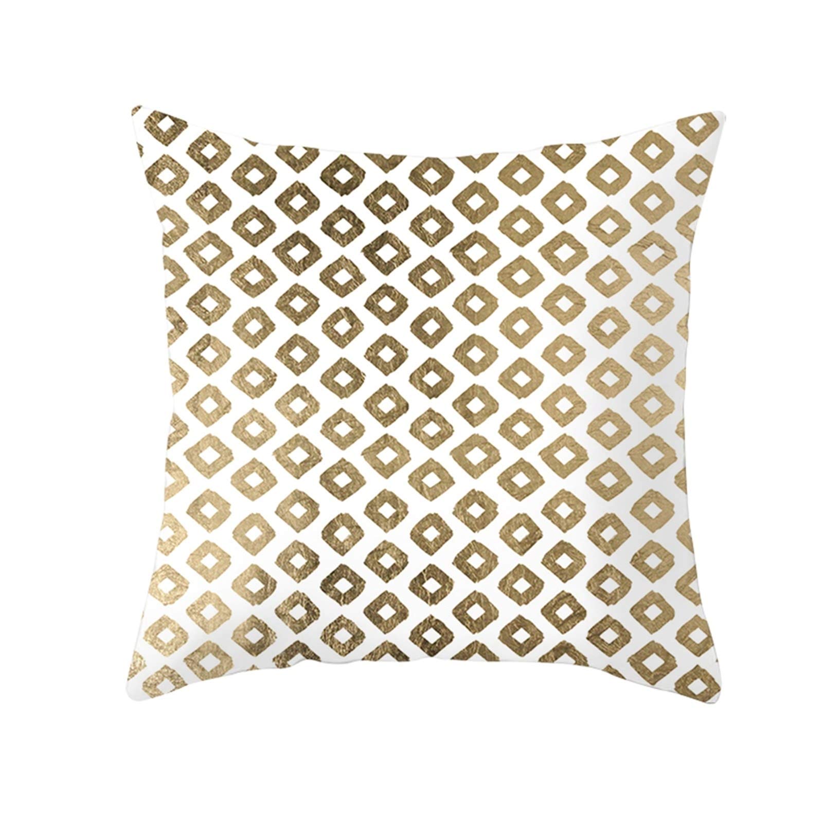 Federe Cuscino 40x40 Cm ANAZOZ - Motivo Brick Wall, Poliestere, Grigio/Bianco/Giallo/Blu, Singola - Foto 8