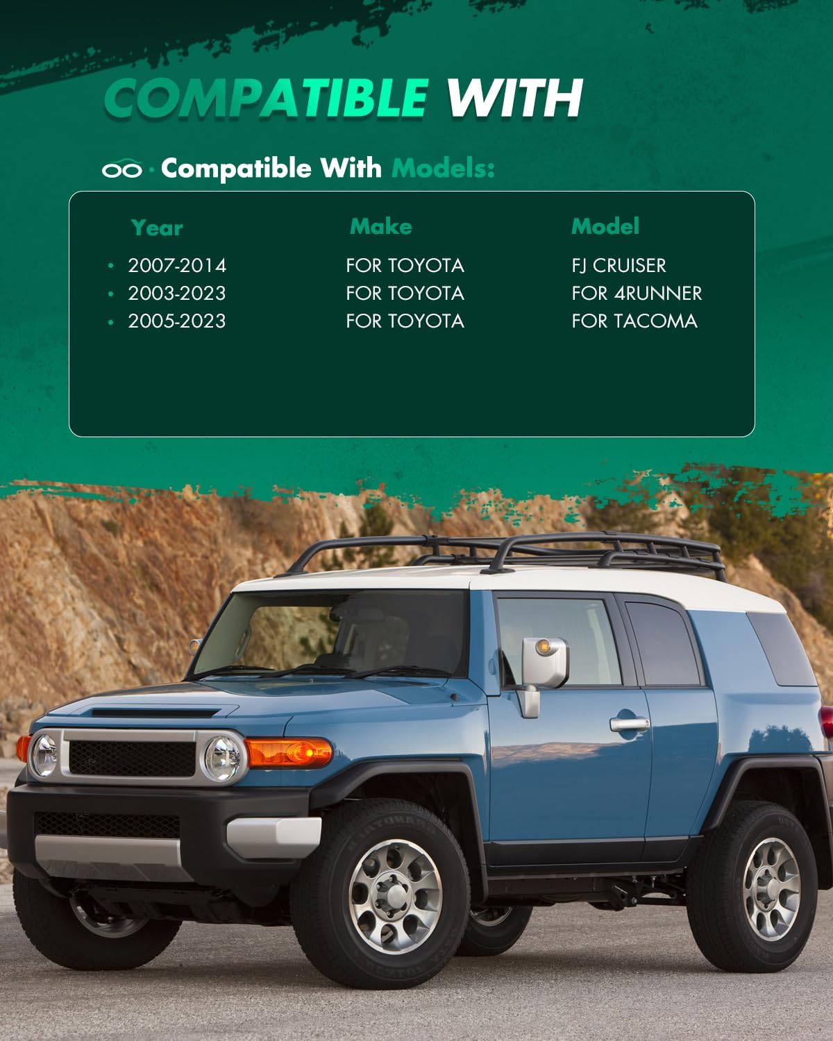 SCITOO 2.5 inch Front Leveling Lift Kit for Toyota for Tacoma 2005-2023 | for Toyota for 4Runner 2003-2023 | for Toyota FJ Cruiser 2007-2014 – Suspension Leveling Kits Compatible with Shock Absorbers