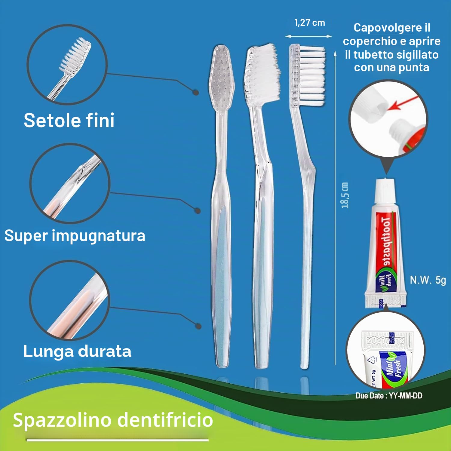 Spazzolino da denti (Spazzolino da denti e dentifricio 200 Unità)