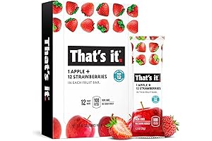 That's it. That's all. 100% Natural Real Fruit Bar