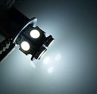 Vista 3 de Tuningpros LEDTL-1157-WS9 - Bombillas LED de luz trasera 1157, 9 SMD LED, color blanco, juego de 2 piezas